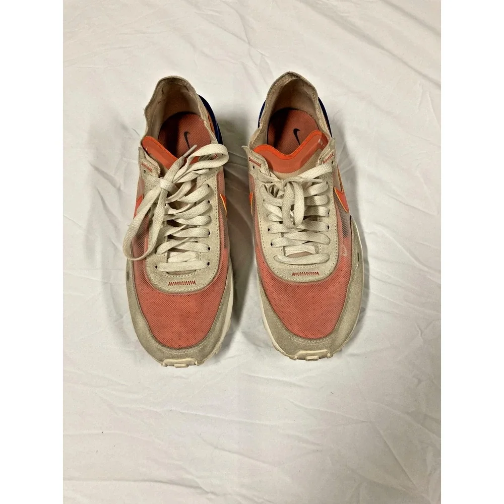 Nike Waffle One Running Shoes Women's Lace-Up Low Top Athletic Sneakers - 8.5